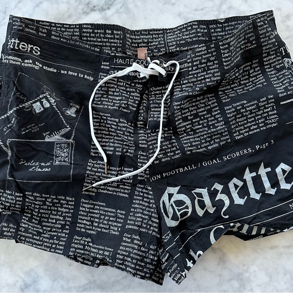 John Galliano Swim Trunks Large